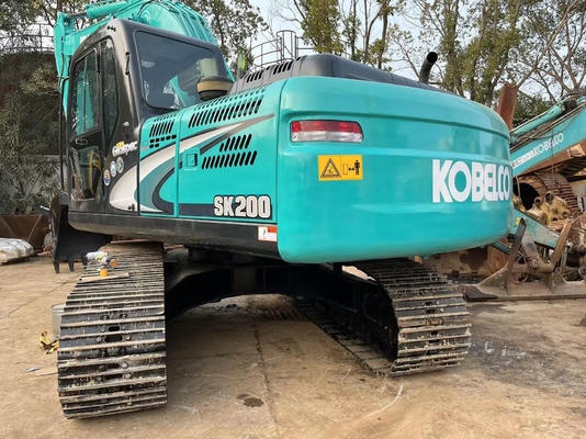 Excavadora usada Kobelco SK210LC con bomba hidráulica Liyuan y pintura original en Japón