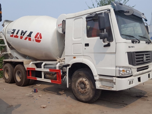 Utilizado Howo camión mezclador de hormigón de 25 toneladas con capacidad de 10CBM y punto de venta único