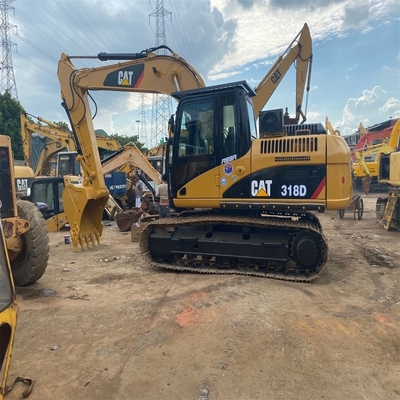 Excavadora Caterpillar 318D en excelente estado de trabajo y asequible