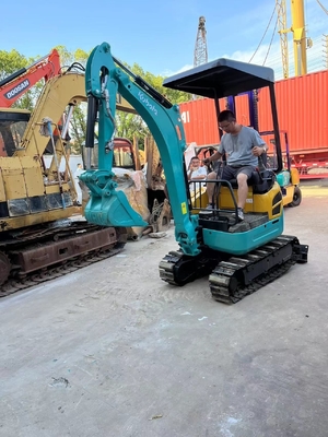 Excavadora Kubota U-15 usada con pintura original y bomba hidráulica Liyuan de Japón