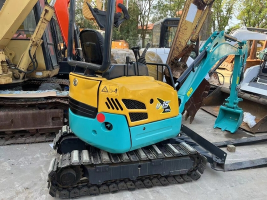 Excavadora Kubota U-15 usada con pintura original y bomba hidráulica Liyuan de Japón