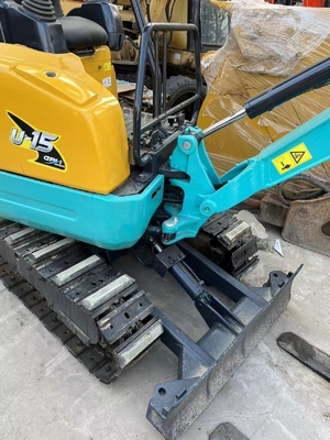 Excavadora Kubota U-15 usada con pintura original y bomba hidráulica Liyuan de Japón