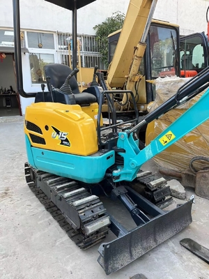 Excavadora Kubota U-15 usada con pintura original y bomba hidráulica Liyuan de Japón