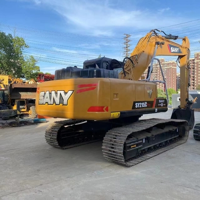 Excavadora Sany de 20 toneladas usada SY215C con pintura original y cilindro hidráulico Liyuan