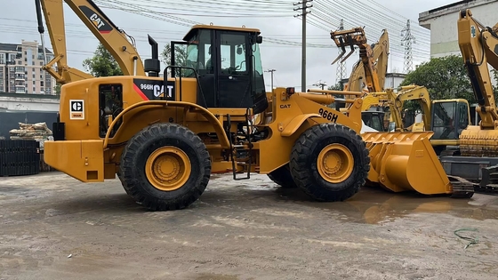CAT 966H Cargador de ruedas Máquinas de construcción de segunda mano con tracción a 4 ruedas en el mejor de los casos