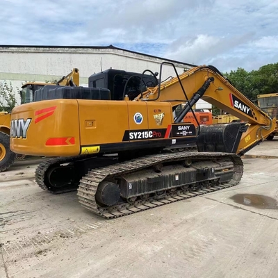 Excavadora Sany de 20 toneladas usada SY215C con pintura original y cilindro hidráulico Liyuan