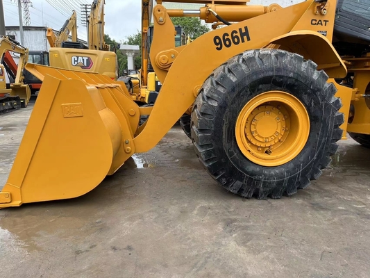 CAT 966H Cargador de ruedas Máquinas de construcción de segunda mano con tracción a 4 ruedas en el mejor de los casos