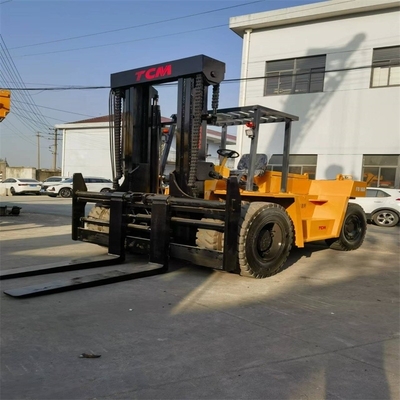 Camioneta elevadora diésel multifuncional usada TCM FD160 Camioneta elevadora 16TON para construcción en Shanghai