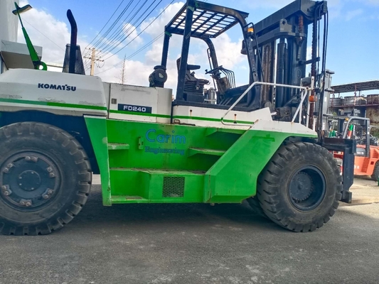 24000 KG Usado KOMATSU carretilla elevadora FD240 Camión de elevación de paletas Manual de operación Camión de 24 toneladas