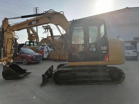 Pintura original CATERPILLAR 307E2 Usado excavador diesel de 7 toneladas cilindro hidráulico Liyuan