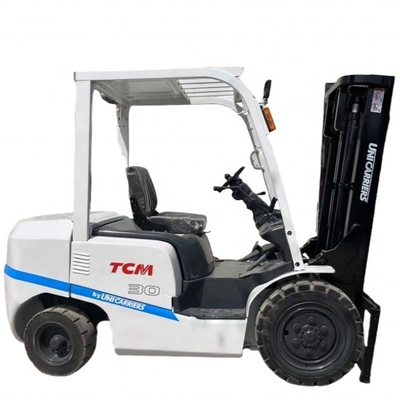 Más seguro usado TCM 3 toneladas 3,5 toneladas diésel carretilla elevadora con motor ISUZU YANMAR MISUBISHI FD30