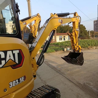 CAT303.5E Excavadora hidráulica de Caterpillar con pintura original y motor EPA japonés