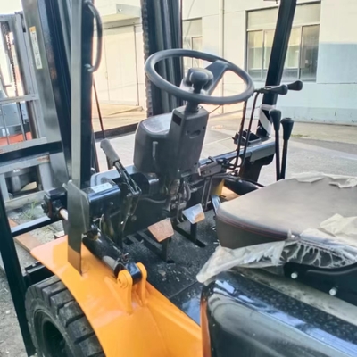 En buen estado HANGCHA H35 3.5ton camión de carga de paletas de energía diesel con ancho de tenedor de 1100 mm