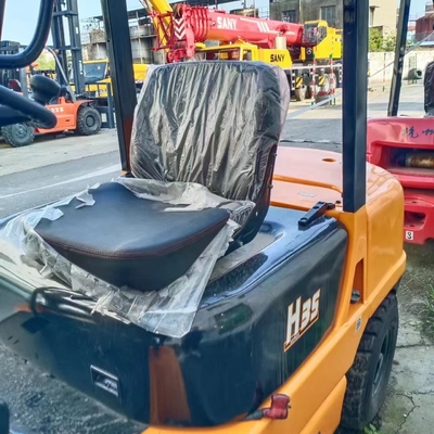 En buen estado HANGCHA H35 3.5ton camión de carga de paletas de energía diesel con ancho de tenedor de 1100 mm