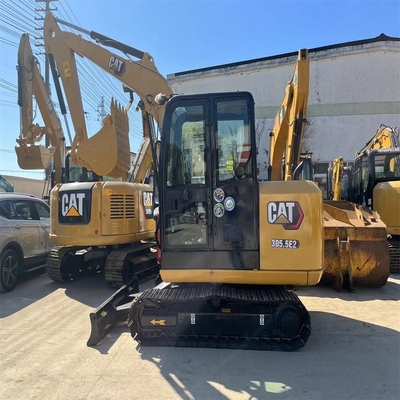 Maquinaria de movimiento de tierra Cat 305.5e2 Mini excavadora de orugas con motor CAT original