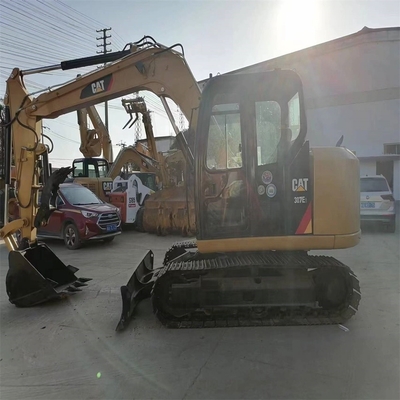 Horas de trabajo bajas Excavadora de orugas usadas CAT 307E2 con válvula hidráulica TOSHIBA