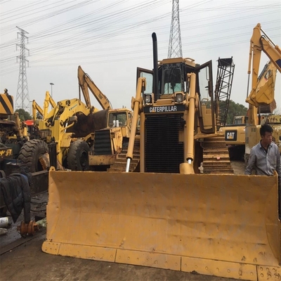 Excelentes condiciones de trabajo Bulldozer usado CAT D6H de Japón Capacidad de remojo 3,27 m3