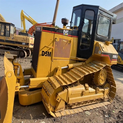Excavadora hidráulica de rastreo CAT D5M Color original Excavadora usada para la construcción