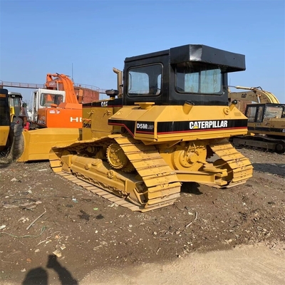 Excavadora hidráulica de rastreo CAT D5M Color original Excavadora usada para la construcción