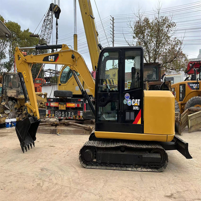 CAT 307e2 Excavadora de segunda mano con bomba hidráulica TOSHIBA en buenas condiciones