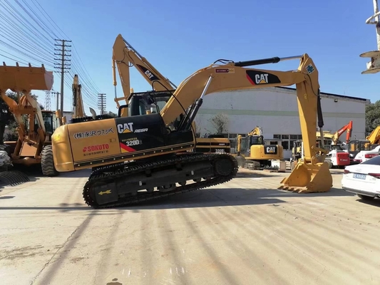 Excavadora de buen funcionamiento CAT 320d2 Excavadora con profundidad de excavación vertical de 6970,1 mm