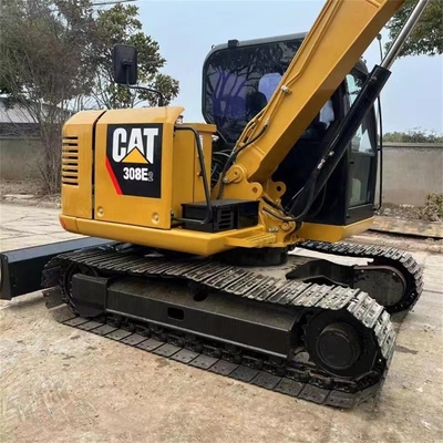CAT 308e2 Excavadora hidráulica de segunda mano con escasos horarios de trabajo y bomba TOSHIBA