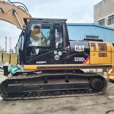 Excavadora CAT 320DL de segunda mano con motor Robin en excelentes condiciones de trabajo