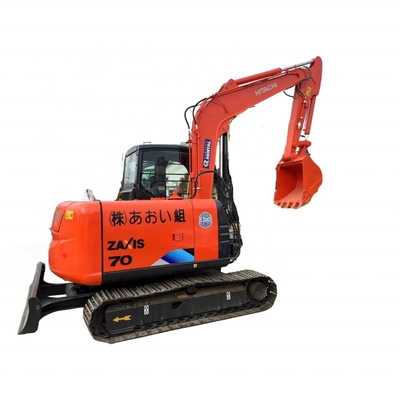 Excavadora de segunda mano Hitachi ZX70 en buenas condiciones con cilindro hidráulico Liyuan