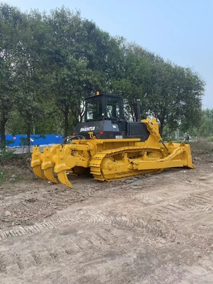 2022 año usado 220 bulldozer de tierra seca motor diésel potente incluido