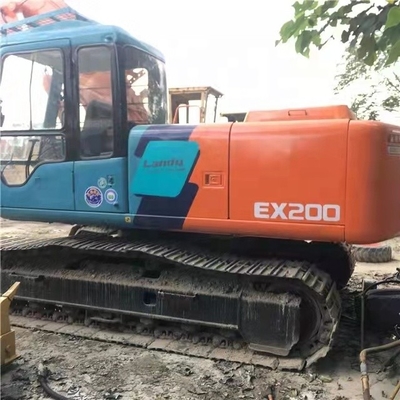 Hitachi EX200 Excavadora de rastreo con horas de trabajo bajas 0-2000 y motor YUCHAI listo