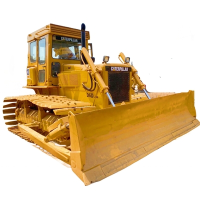 Bulldozer de segunda mano Cat D6D usado con sistema hidráulico grande y motor Weichai