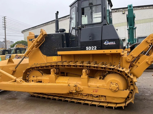 Shantui SD22 pequeña excavadora Usada 220 excavadora de tierra seca con cilindro hidráulico