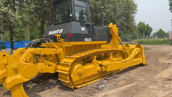 Shantui SD22 pequeña excavadora Usada 220 excavadora de tierra seca con cilindro hidráulico