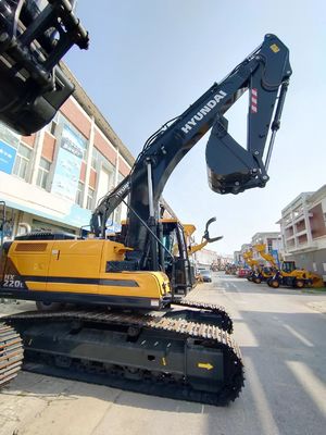 Hyundai HX220L Excavadora 20Ton Excavadora de rastreo Usada Máquina de movimiento de tierra de pintura original