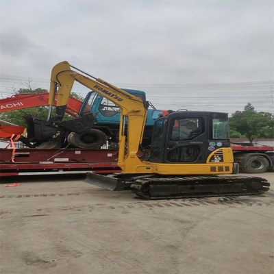 Mini excavadora japonesa Komatsu PC55MR de 5.5 toneladas de segunda mano con bomba hidráulica original