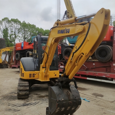 Mini excavadora japonesa Komatsu PC55MR de 5.5 toneladas de segunda mano con bomba hidráulica original