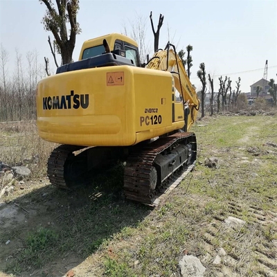 90% Japón Excavadora original Komatsu PC120 con motor original y cilindro hidráulico
