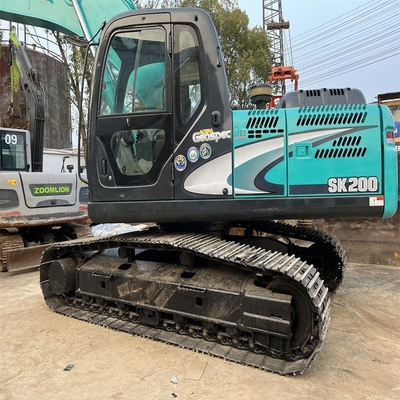 Kobelco SK200-8 de segunda mano Excavadora 20 toneladas Maquinaria de construcción de rastreo Usada en Japón