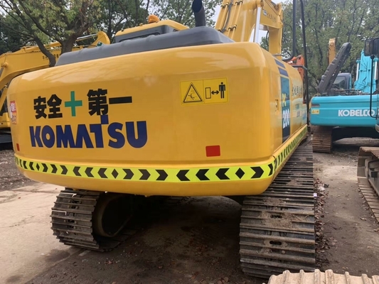 Excavadora Komatsu PC200-7 con motor original japonés y sistema hidráulico avanzado