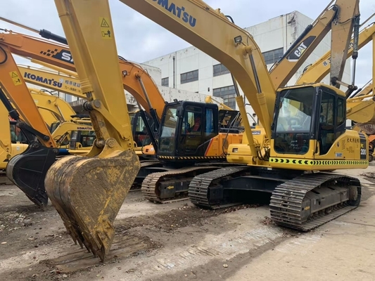 Excavadora Komatsu PC200-7 con motor original japonés y sistema hidráulico avanzado