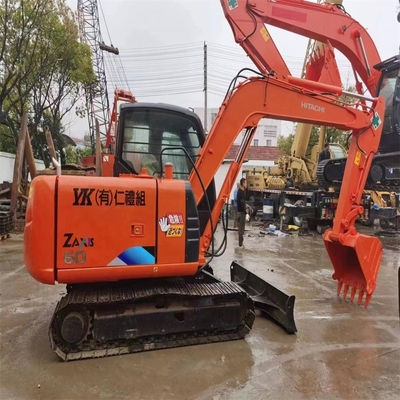 Excavadora mini de segunda mano Hitachi ZX60 con cilindro hidráulico