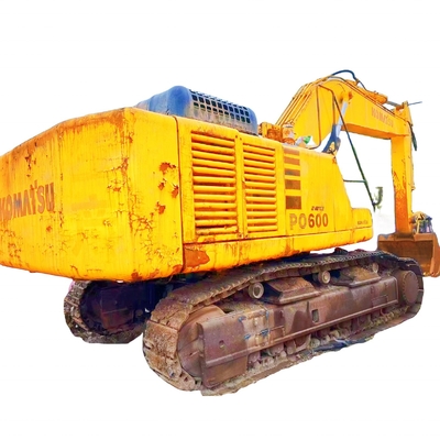 La excavadora KOMATSU PC600 de segunda mano en excelente estado con pocas horas de trabajo