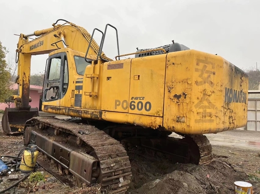 La excavadora KOMATSU PC600 de segunda mano en excelente estado con pocas horas de trabajo