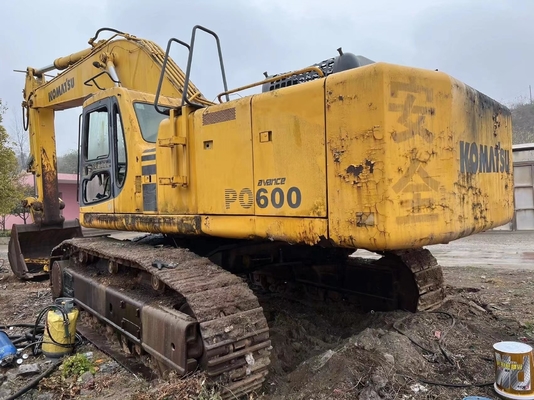 La excavadora KOMATSU PC600 de segunda mano en excelente estado con pocas horas de trabajo