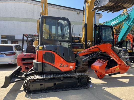 Suministro directo de segunda mano HITACHI ZX35 mini excavadora en buen estado de Japón