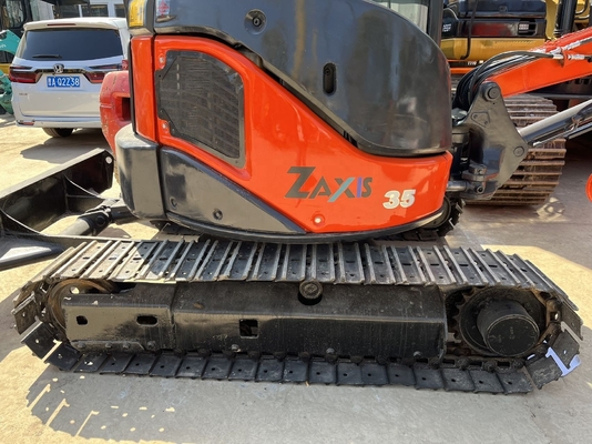 Suministro directo de segunda mano HITACHI ZX35 mini excavadora en buen estado de Japón