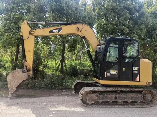 Año 2022 Excavadora usada Cat308E2 de 8 toneladas de peso operativo para la construcción
