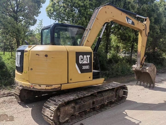 Año 2022 Excavadora usada Cat308E2 de 8 toneladas de peso operativo para la construcción