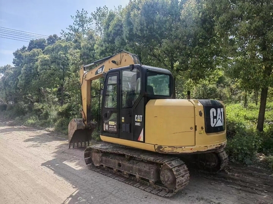 Año 2022 Excavadora usada Cat308E2 de 8 toneladas de peso operativo para la construcción