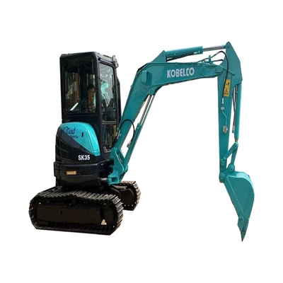 En buen estado Kobelco SK35 excavadora hidráulica con 3,5 toneladas de peso operativo